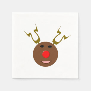 Serviette En Papier Papier de rennes de Noël Cyber