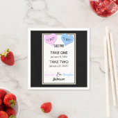 Serviette En Papier Papier de renouvellement Vow mariage (En situation)