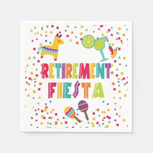 Serviette En Papier Papier de retraite Fiesta - Blanc (Devant)