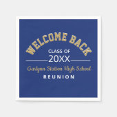 Serviette En Papier Papier de réunion Retour Classe (Devant)