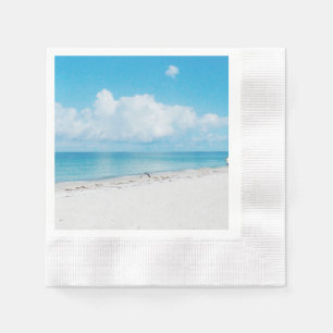 Serviette En Papier Papier de sable blanc