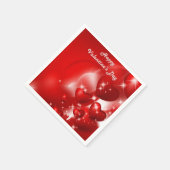 Serviette En Papier Papier de Saint Valentin serviettes (Coin)