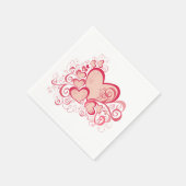 Serviette En Papier Papier de Saint Valentin serviettes (Coin)