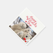 Serviette En Papier Papier de Saint Valentin serviettes (Coin)