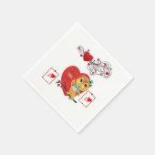 Serviette En Papier Papier de Saint Valentin serviettes (Coin)