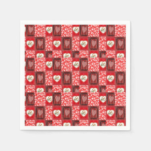 Serviette En Papier Papier de Saint Valentin serviettes