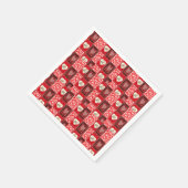 Serviette En Papier Papier de Saint Valentin serviettes (Coin)