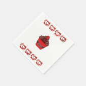 Serviette En Papier Papier de Saint Valentin serviettes (Coin)