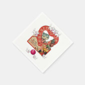 Serviette En Papier Papier de Saint Valentin serviettes (Coin)