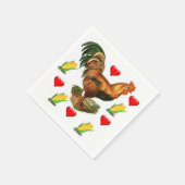 Serviette En Papier Papier de Saint Valentin serviettes (Coin)