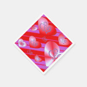 Serviette En Papier Papier de Saint Valentin serviettes (Coin)