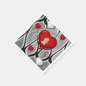 Serviette En Papier Papier de Saint Valentin serviettes, Ange (Coin)