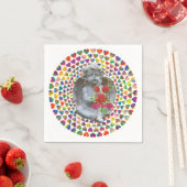 Serviette En Papier Papier de Saint Valentin serviettes, Ange (En situation)