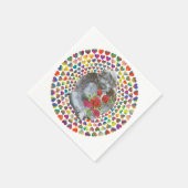 Serviette En Papier Papier de Saint Valentin serviettes, Ange (Coin)