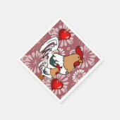 Serviette En Papier Papier de Saint Valentin serviettes, poulet (Coin)