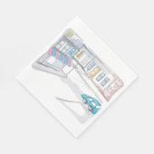 Serviette En Papier Papier de scène urbain (Coin)