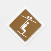 Serviette En Papier Papier de signalisation de chaise (Coin)