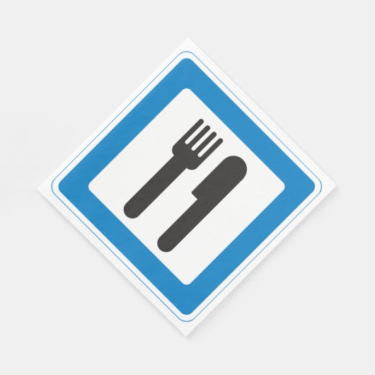 Serviette En Papier Papier de signalisation de repos (Coin)