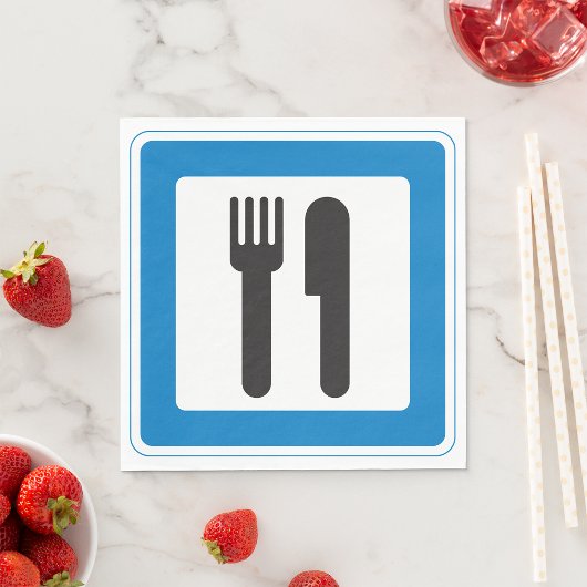 Serviette En Papier Papier de signalisation de repos