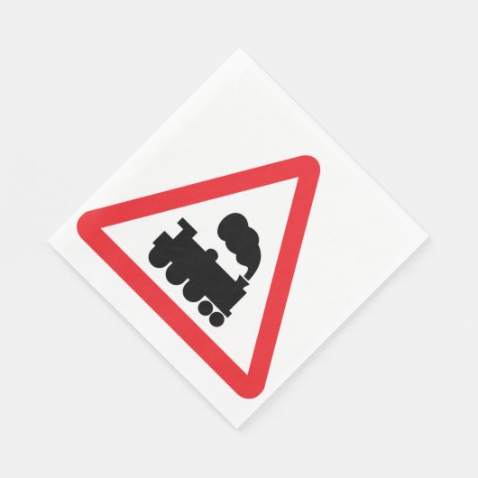 Serviette En Papier Papier de signalisation ferroviaire (Coin)
