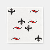 Serviette En Papier Papier de style français Napkin (Devant)