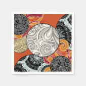 Serviette En Papier Papier de style japonais Napkin avec textures (Devant)