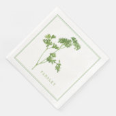 Serviette En Papier Papier de table en papier PARSLEY FRAIS (Coin)