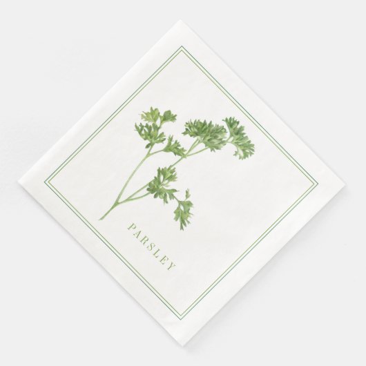 Serviette En Papier Papier de table en papier PARSLEY FRAIS (Coin)