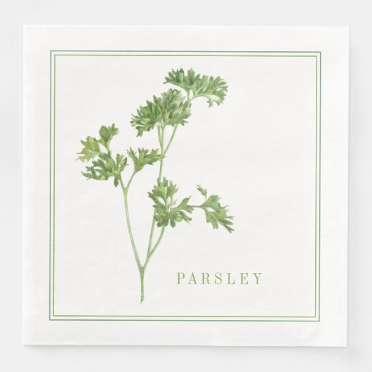 Serviette En Papier Papier de table en papier PARSLEY FRAIS (Devant)