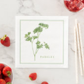 Serviette En Papier Papier de table en papier PARSLEY FRAIS (En situation)
