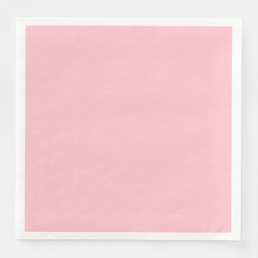 Serviette En Papier Papier de table rose Napkin (Devant)