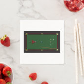 Serviette En Papier Papier de table Snooker (En situation)