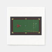 Serviette En Papier Papier de table Snooker (Devant)