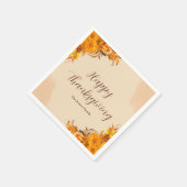 Serviette En Papier Papier de table Thanksgiving (Coin)