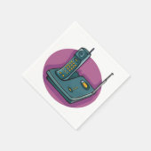 Serviette En Papier Papier de téléphone et répondeur (Coin)