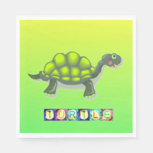 Serviette En Papier Papier de tortue Napkin