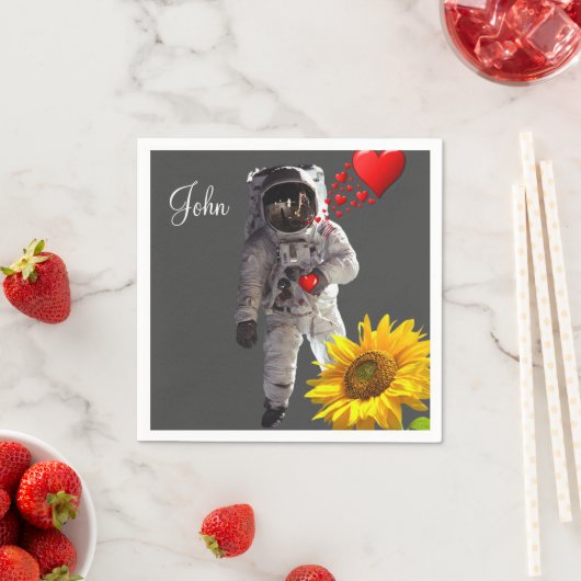 Serviette En Papier Papier de tournesol Astronaut (En situation)
