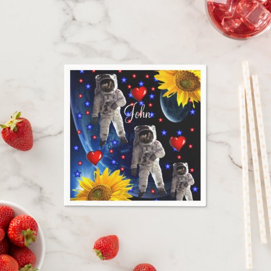 Serviette En Papier Papier de tournesol Astronaut (En situation)