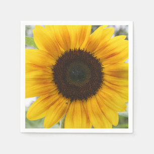 Serviette En Papier Papier de tournesol d'été Napkin