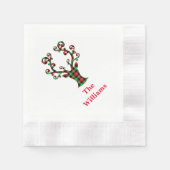 Serviette En Papier Papier de vacances Cerf à serviettes (Devant)