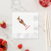 Serviette En Papier Papier de vacances Napkins-Nutcracker (En situation)