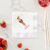 Serviette En Papier Papier de vacances Napkins-Nutcracker (En situation)