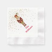 Serviette En Papier Papier de vacances Napkins-Nutcracker (Devant)