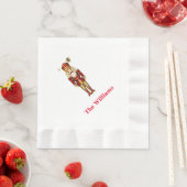 Serviette En Papier Papier de vacances Napkins-Nutcracker (En situation)