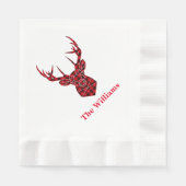 Serviette En Papier Papier de vacances Napkins-Stag (Devant)