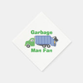 Serviette En Papier Papier de ventilateur Garbage Man (Coin)