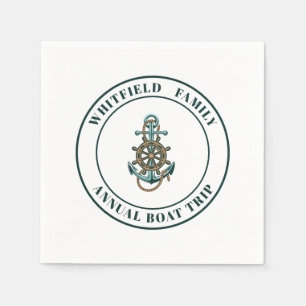 Serviette En Papier Papier de voile d'été pour la famille nautique per