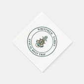 Serviette En Papier Papier de voile d'été pour la famille nautique per (Coin)