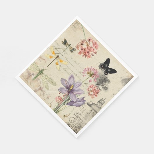 Serviette En Papier Papier Découpage Décor Napkin (Coin)