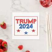 Serviette En Papier Papier d'élection TRUMP 2024 serviettes (En situation)